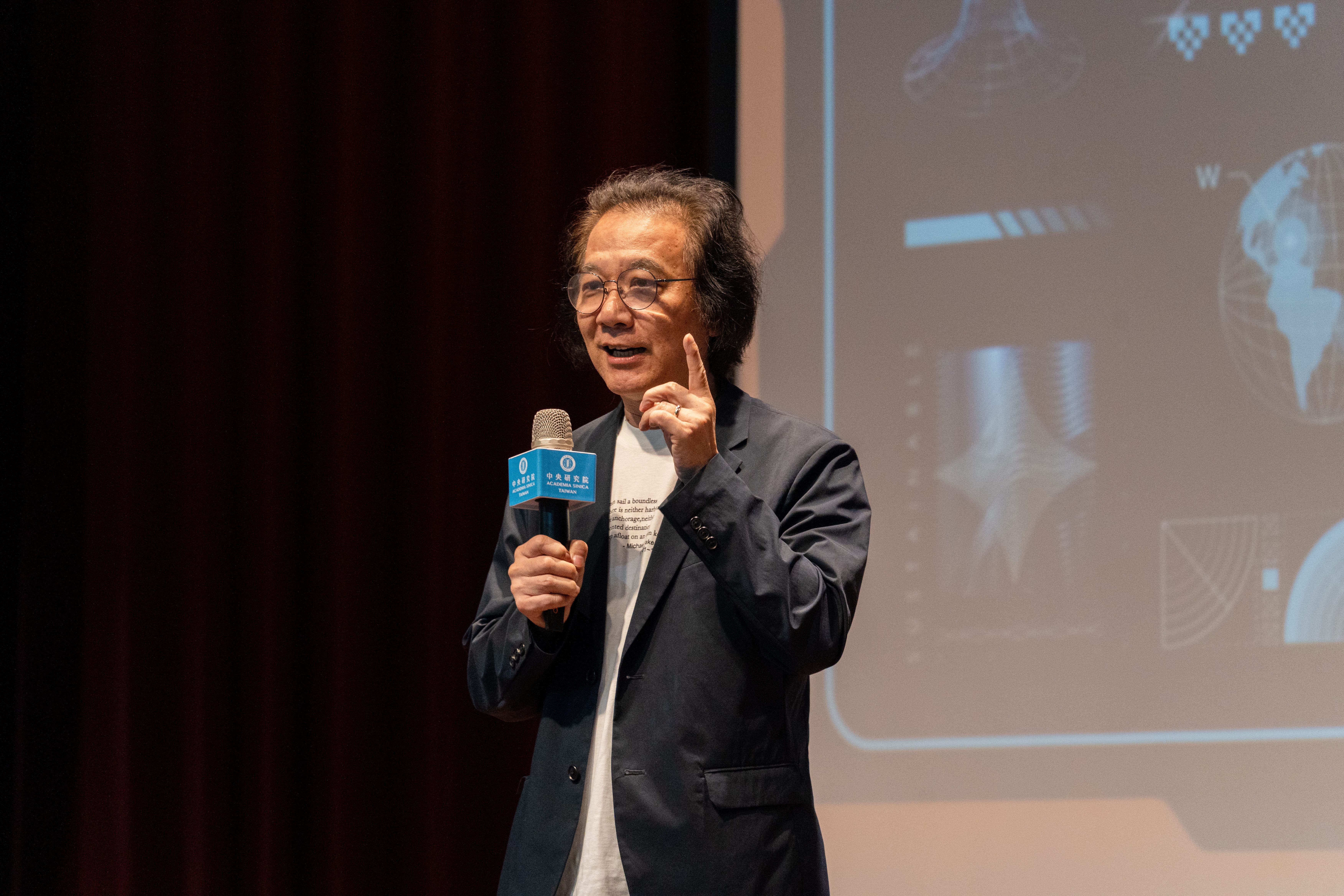中央研究院秘書處曾國祥處長致詞。（圖片來源：中央研究院）