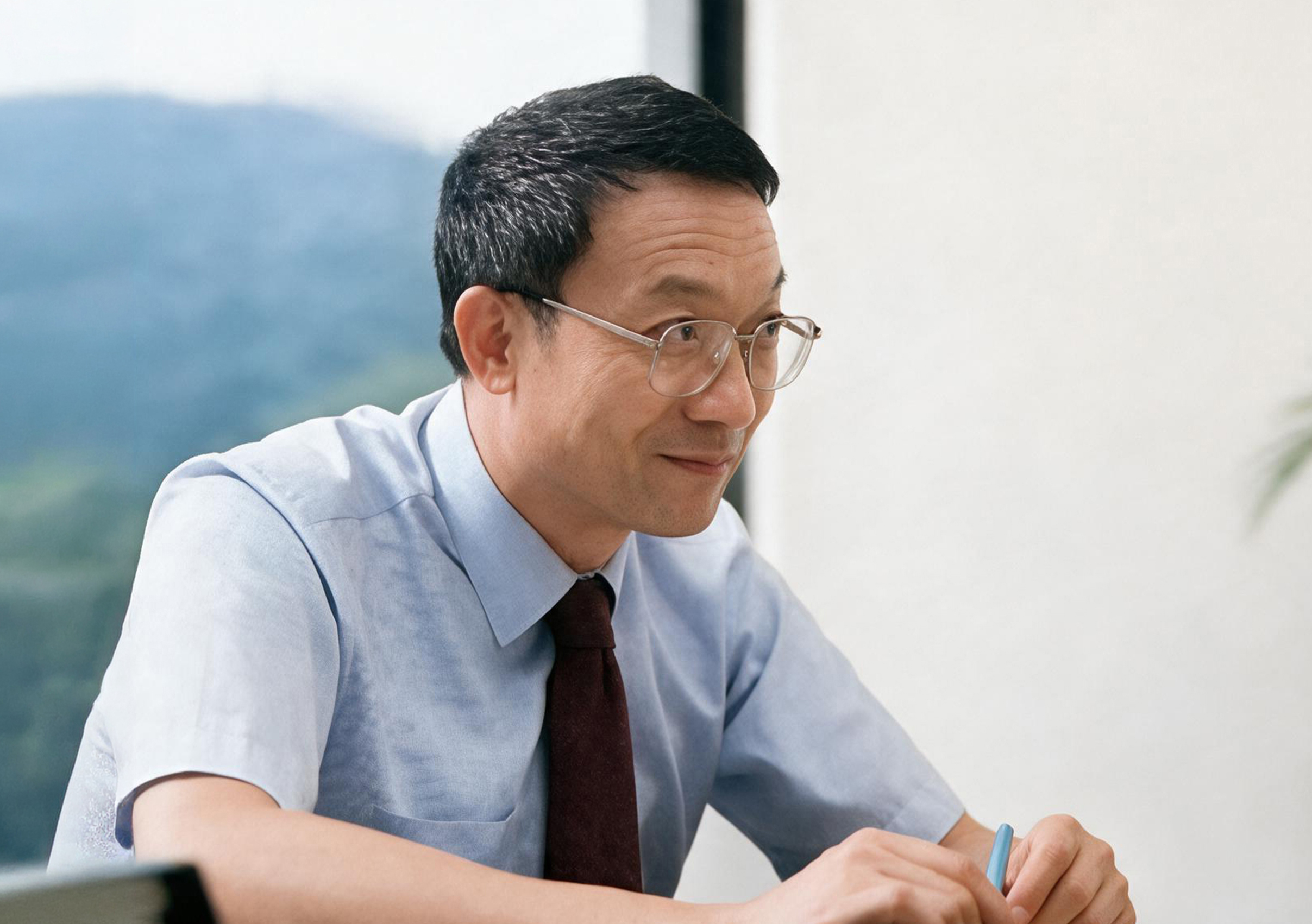民國75年籌備處時期的趙民德所長。（圖片來源：中央研究院）