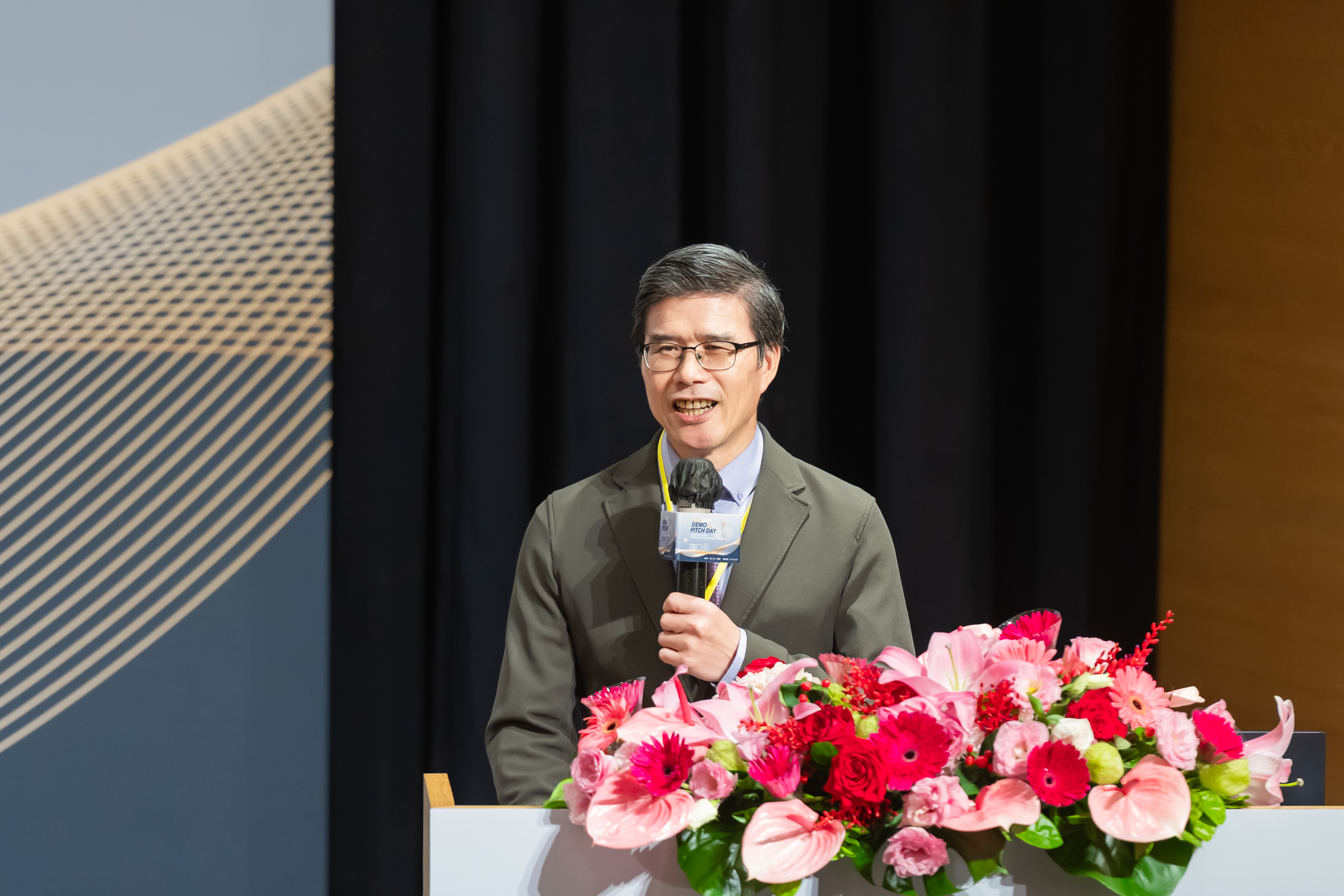 生物技術開發中心李財坤執行長致詞（圖片來源：中央研究院）