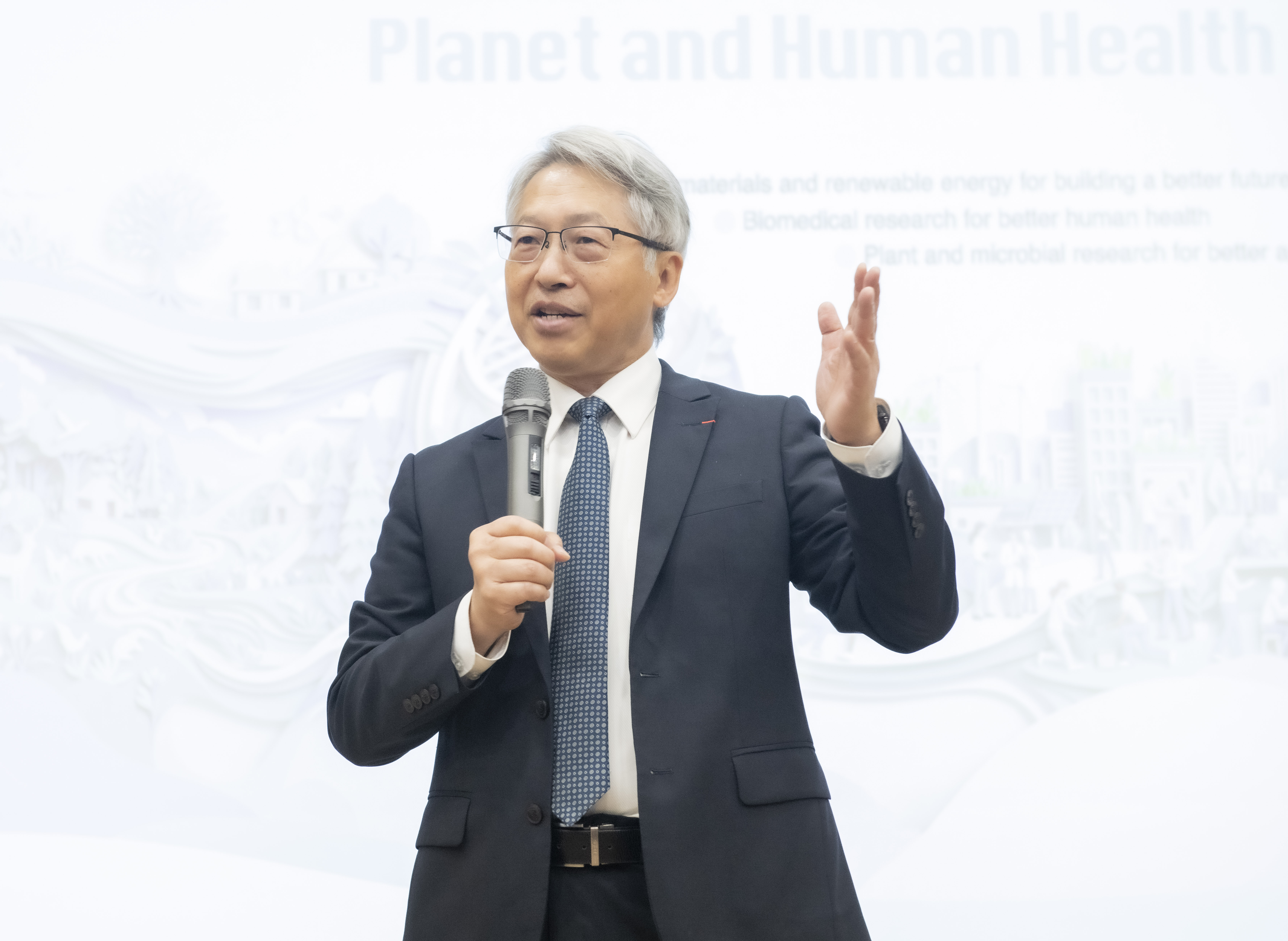 廖俊智院長致詞。（圖片來源：中央研究院）