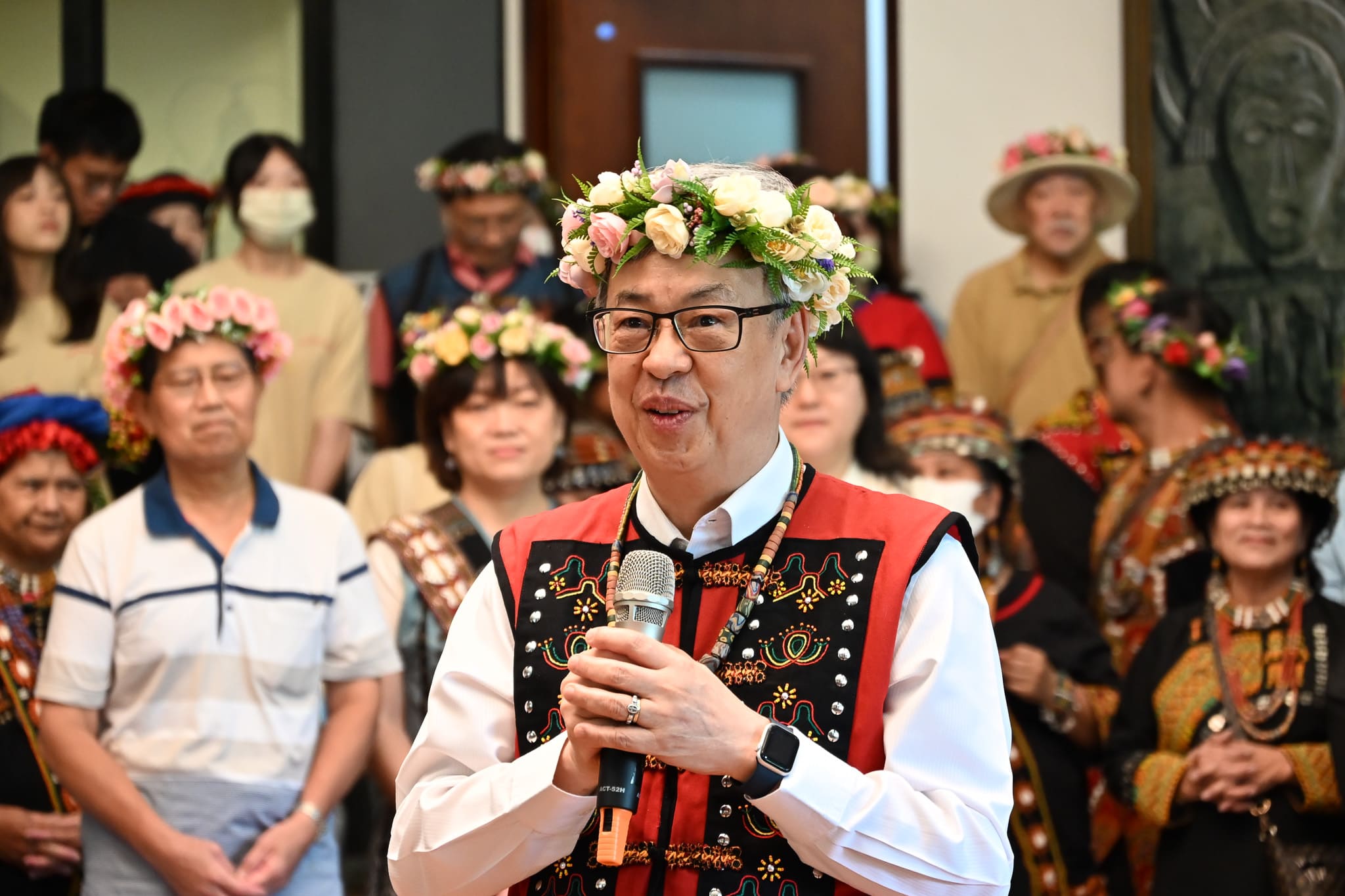 President Chien-Jen Chen delivers remarks. Photo credit: Academia Sinica.