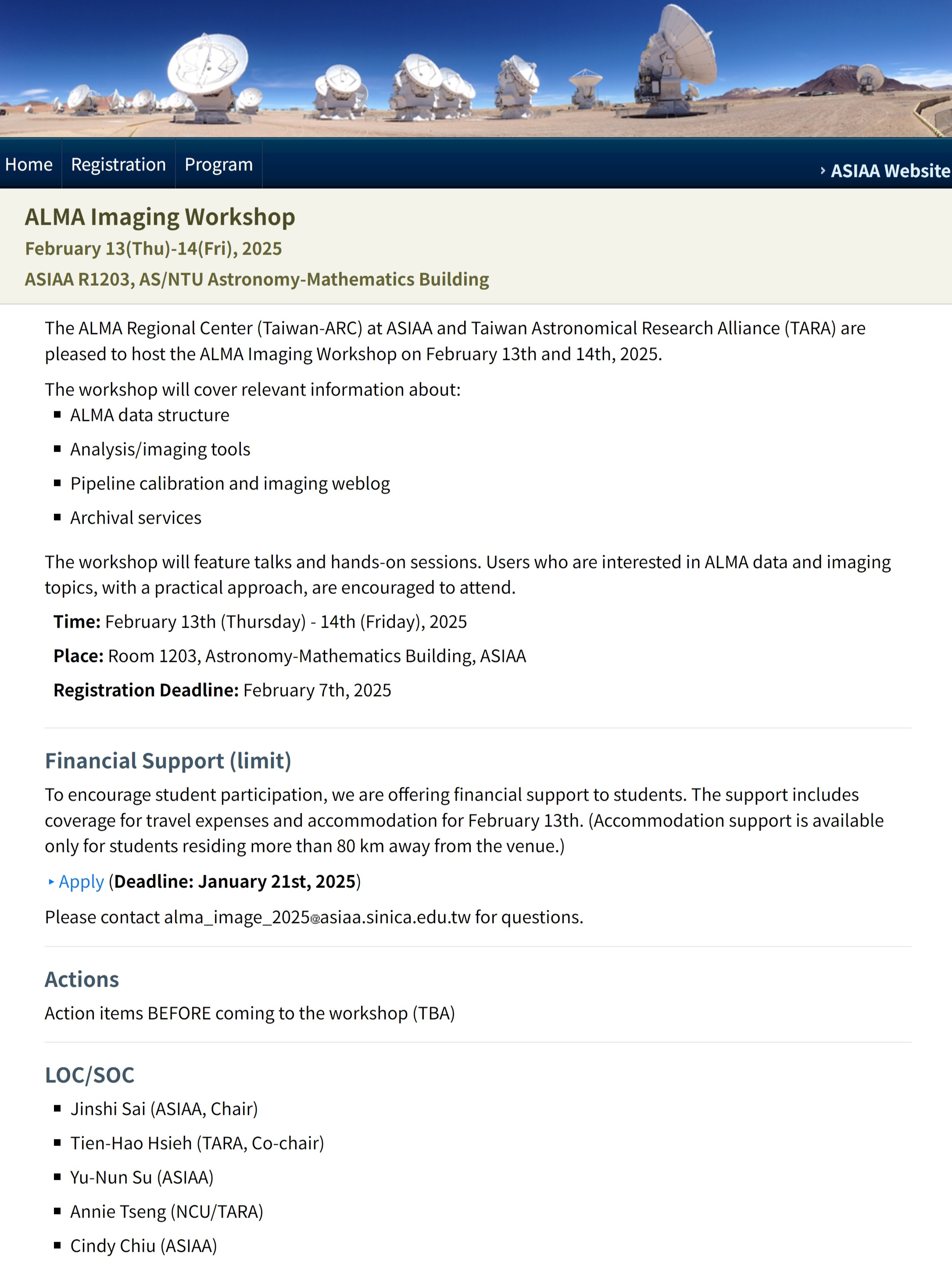 ALMA Imaging Workshop