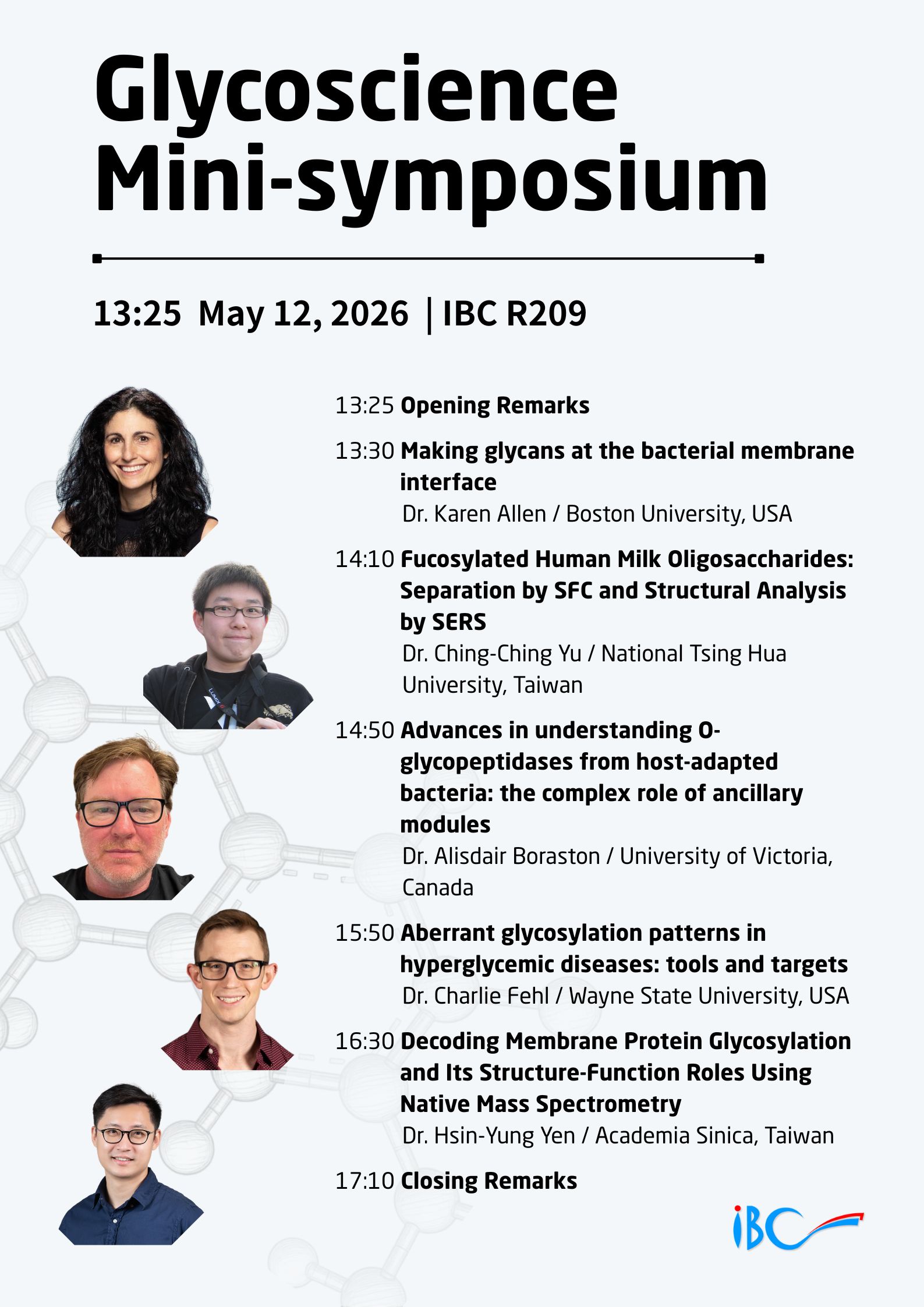 海報 - Glycoscience Mini-symposium