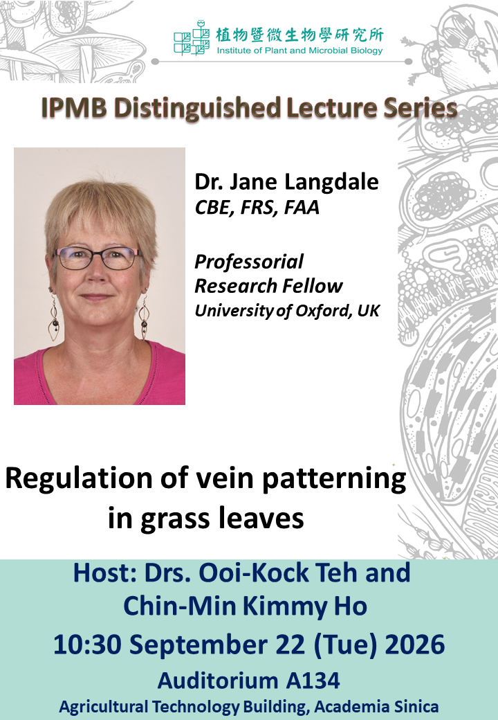 20260922_Jane Langdale (IPMB Distiguished Lectureship)